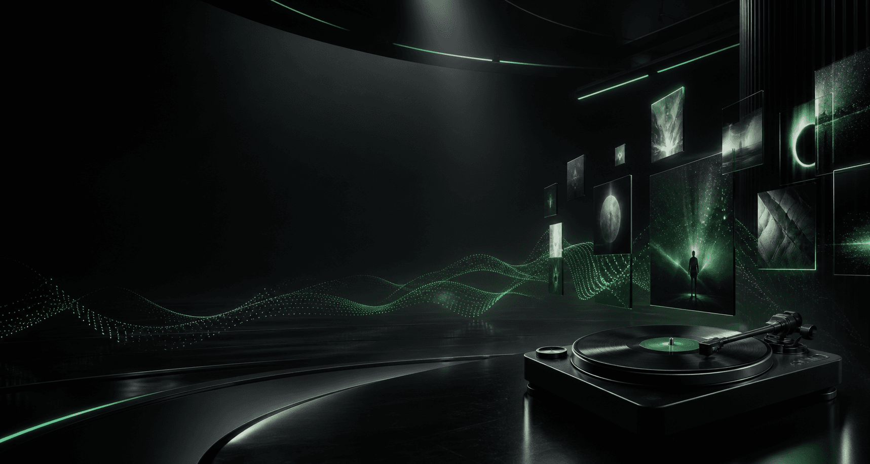 Futuristic MusicFlow visual experience